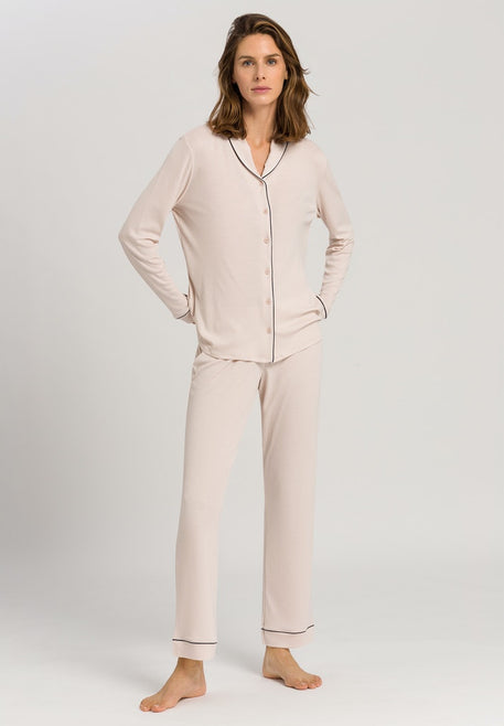 Natural Comfort - Long-Sleeved Pyjamas - HANRO