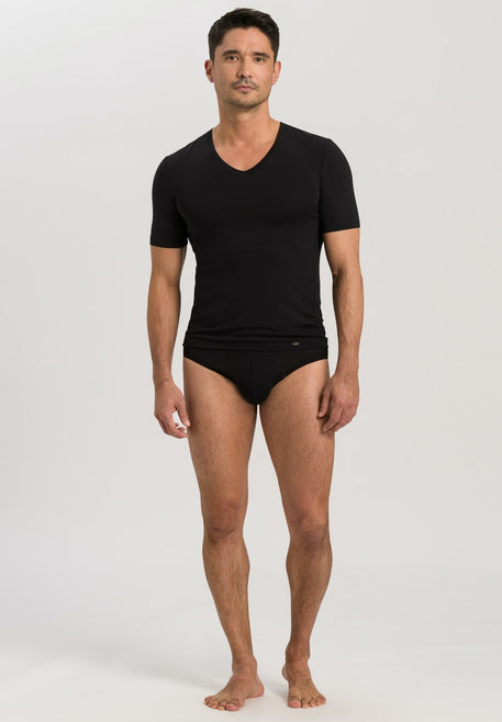 Natural Function - Short Sleeved V-Neck Top - HANRO