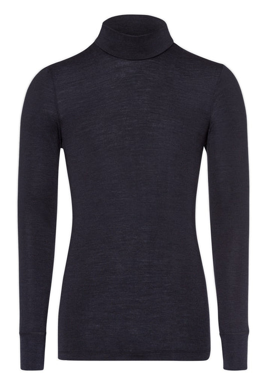 Woolen Silk - Long-Sleeved Turtle Neck Top - HANRO
