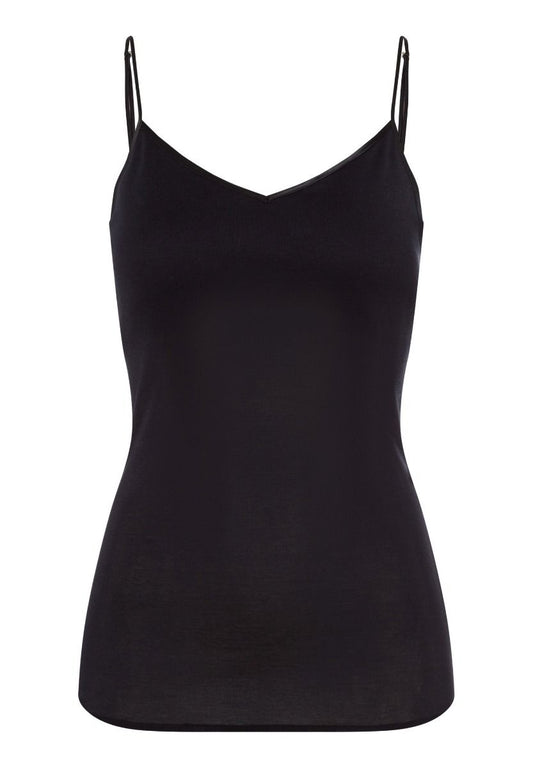 Cotton Seamless - Padded Spaghetti Top - HANRO